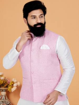 Kurta Pajama with Jacket Set 2