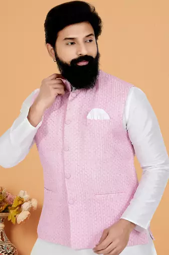 Kurta Pajama with Jacket Set