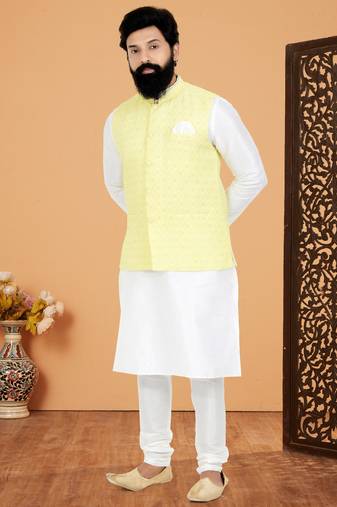 Kurta Pajama with Jacket Set