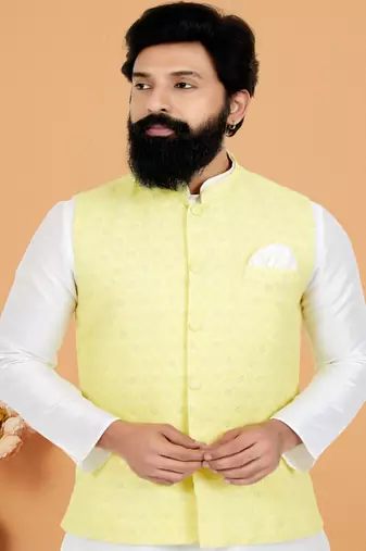 Kurta Pajama with Jacket Set