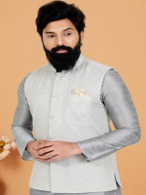 Kurta Pajama with Jacket Set 2