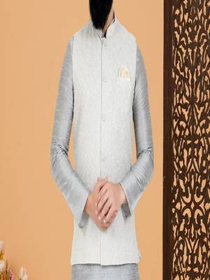 Kurta Pajama with Jacket Set 3
