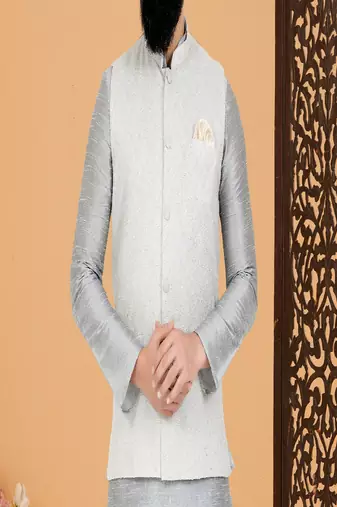 Kurta Pajama with Jacket Set