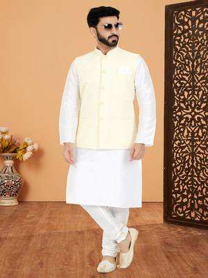 Kurta Pajama with Jacket Set 1