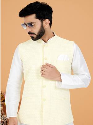 Kurta Pajama with Jacket Set 2