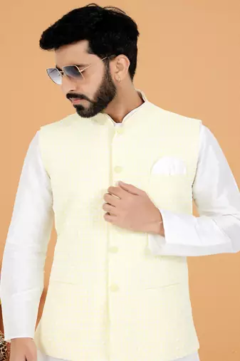 Kurta Pajama with Jacket Set