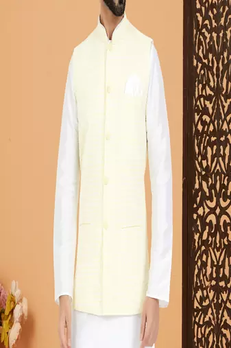 Kurta Pajama with Jacket Set