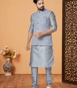 Kurta Pajama with Jacket Set