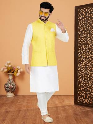 Kurta Pajama with Jacket Set 1