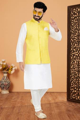 Kurta Pajama with Jacket Set