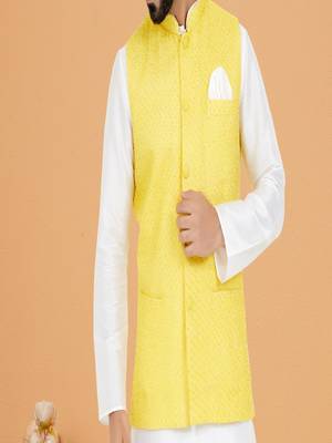 Kurta Pajama with Jacket Set 3