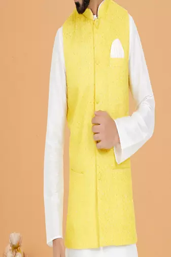 Kurta Pajama with Jacket Set