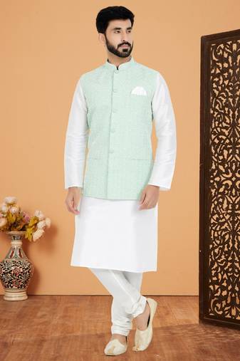 Kurta Pajama with Jacket Set