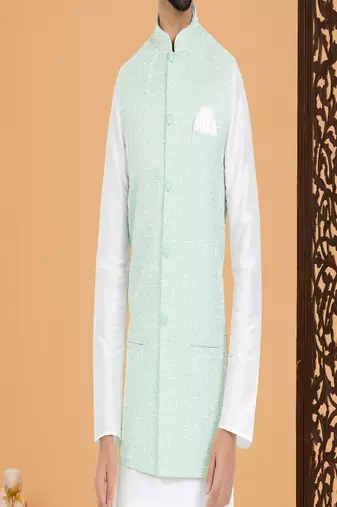 Kurta Pajama with Jacket Set
