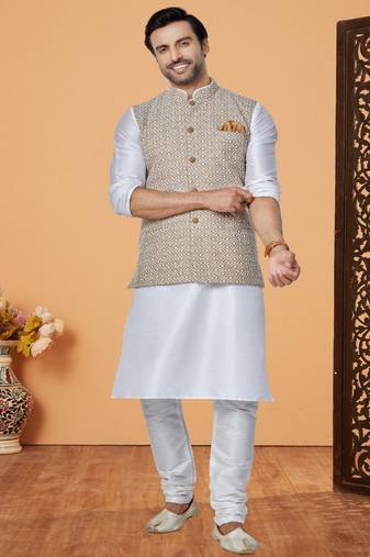 Kurta Pajama with Jacket Set