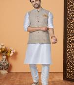 Kurta Pajama with Jacket Set