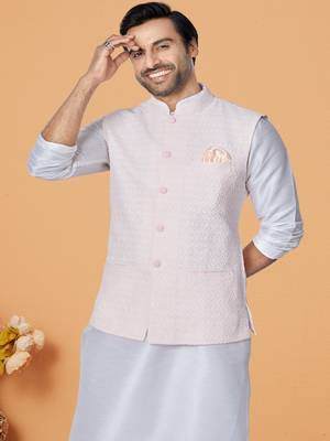Kurta Pajama with Jacket Set 2