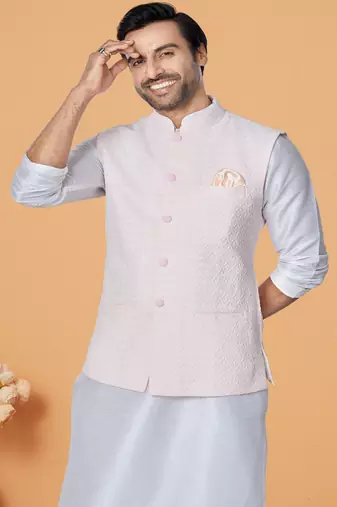 Kurta Pajama with Jacket Set