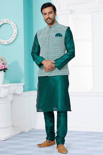 Kurta Pajama with Jacket Set
