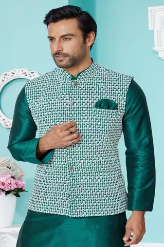 Kurta Pajama with Jacket Set