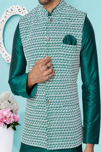 Kurta Pajama with Jacket Set