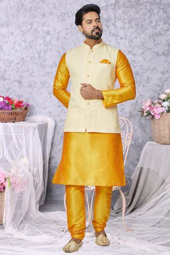 Kurta Pajama with Jacket Set