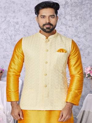 Kurta Pajama with Jacket Set 2