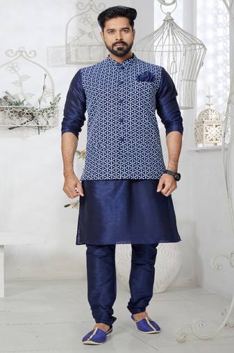 Kurta Pajama with Jacket Set