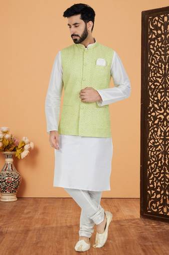 Kurta Pajama with Jacket Set
