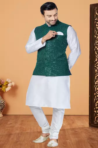 Kurta Pajama with Jacket Set