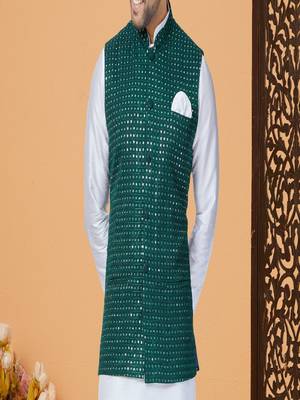 Kurta Pajama with Jacket Set 3
