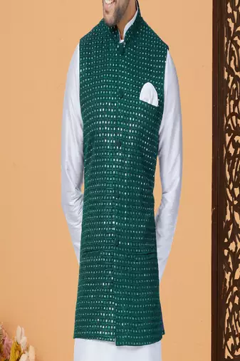 Kurta Pajama with Jacket Set