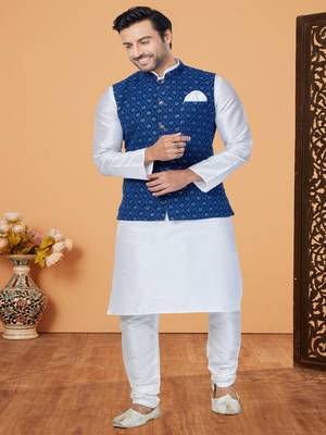 Kurta Pajama with Jacket Set 2