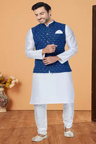 Kurta Pajama with Jacket Set