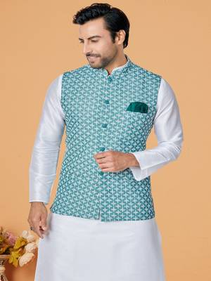 Kurta Pajama with Jacket Set 2