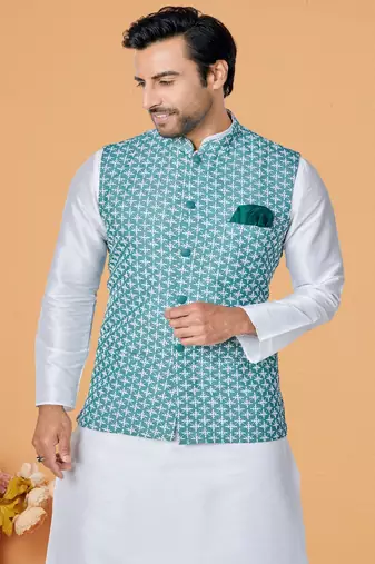 Kurta Pajama with Jacket Set