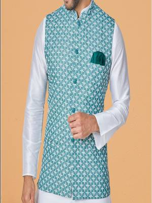 Kurta Pajama with Jacket Set 3
