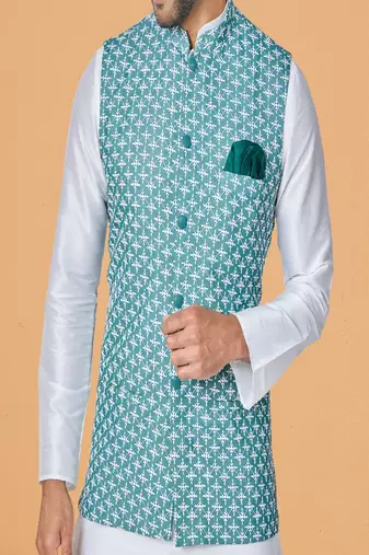 Kurta Pajama with Jacket Set