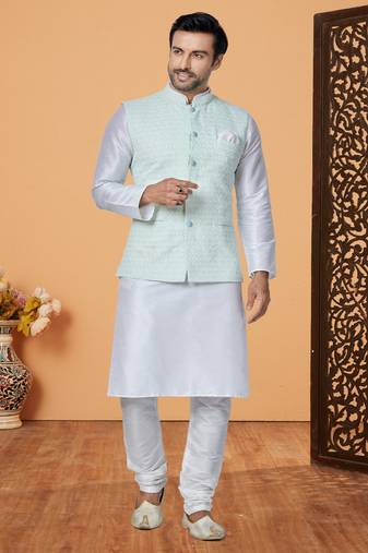 Kurta Pajama with Jacket Set