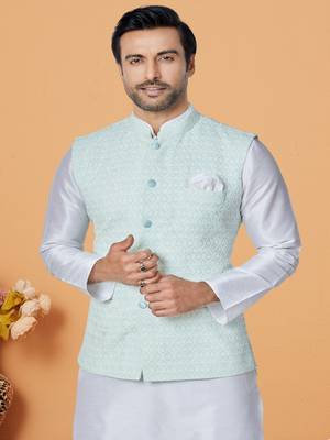 Kurta Pajama with Jacket Set 2