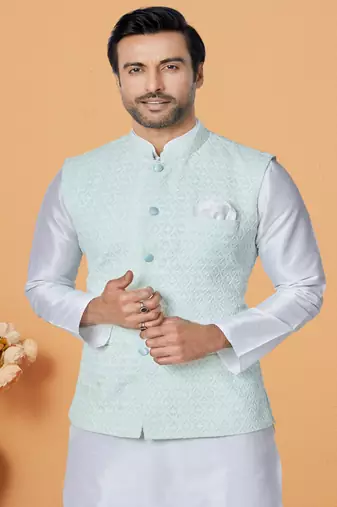 Kurta Pajama with Jacket Set