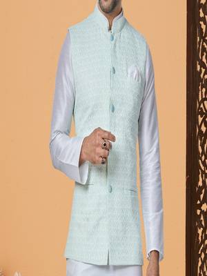 Kurta Pajama with Jacket Set 3