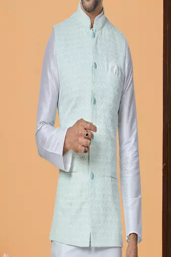 Kurta Pajama with Jacket Set