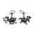 German oxidized silver earrings fashion jewellery fish designs dangler earrings for women & girls
