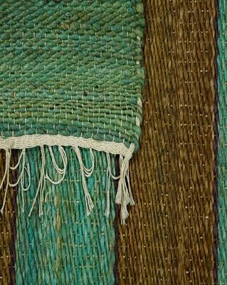 Multicolored Jute Pitloom Plain Carpet by Carpet Plus 4