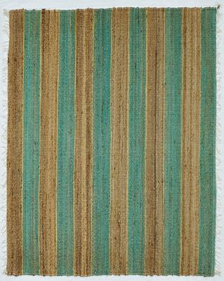 Multicolored Jute Pitloom Plain Carpet by Carpet Plus 2