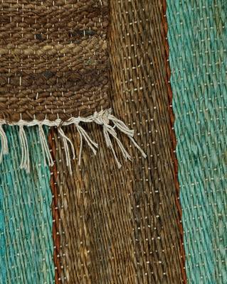 Multicolored Jute Pitloom Plain Carpet by Carpet Plus 4