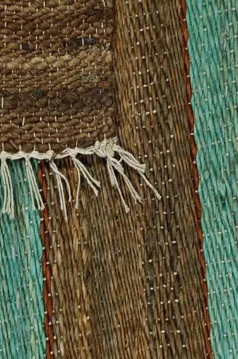 Multicolored Jute Pitloom Plain Carpet by Carpet Plus