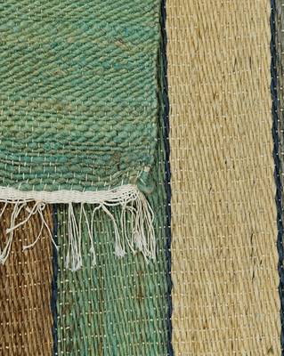 Multicolored Jute Pitloom Plain Carpet by Carpet Plus 4