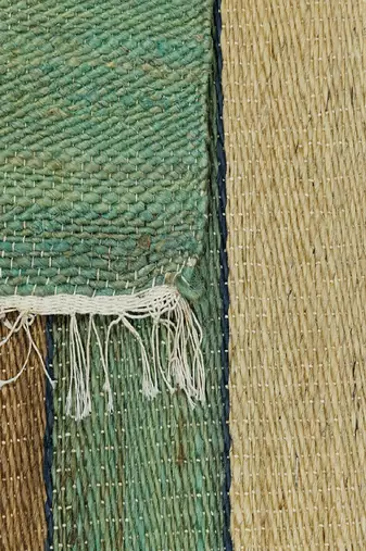 Multicolored Jute Pitloom Plain Carpet by Carpet Plus